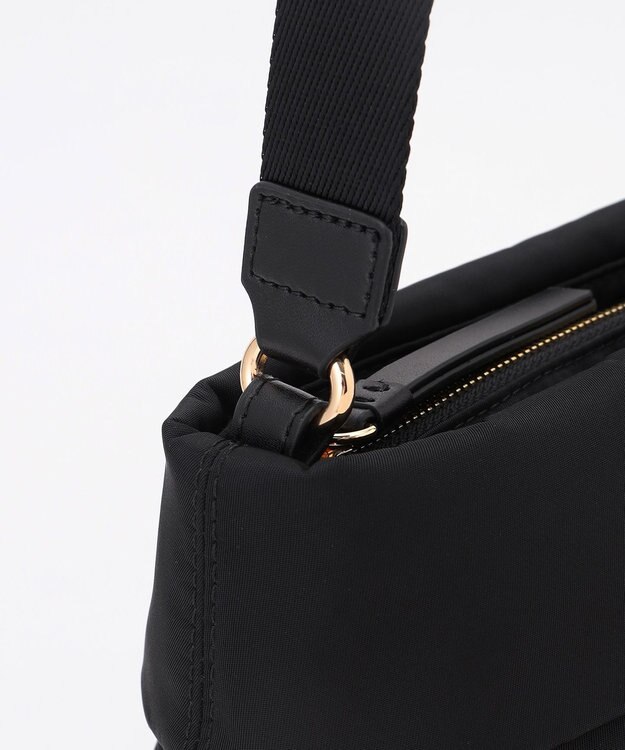 LA BAGAGERIE ダブルフロントポケットショルダー ブラック