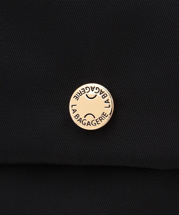 LA BAGAGERIE ダブルフロントポケットショルダー ブラック