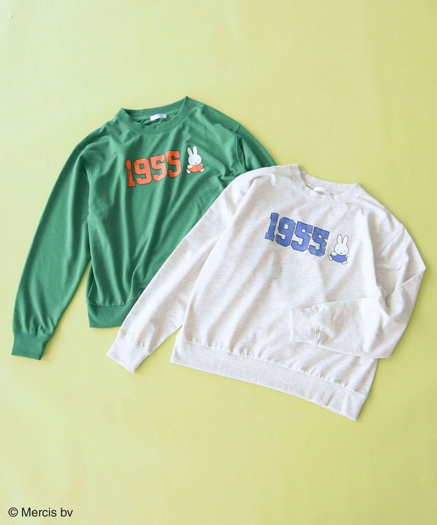 Green Parks Ｍｉｆｆｙ／ナンバーロゴミニ裏毛プルオーバー Green