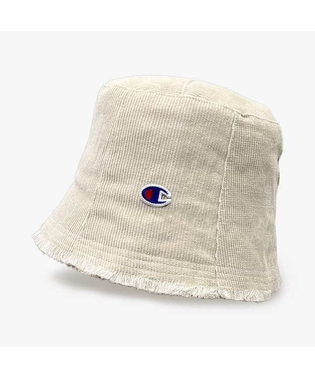 林八百吉商店 Champion コーデュロイフリンジチューリップハット ライトベージュ