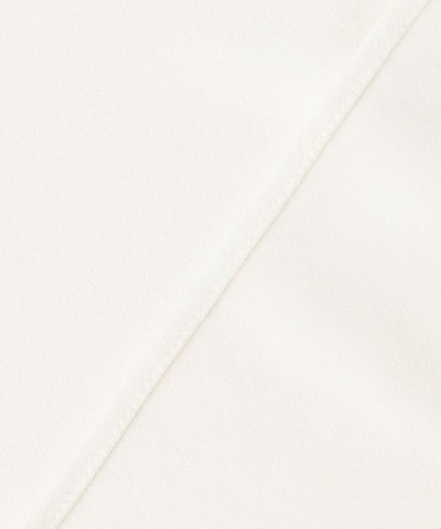 ICB 【洗える】マラボーテジョーゼット デザインカットソー オフホワイト系