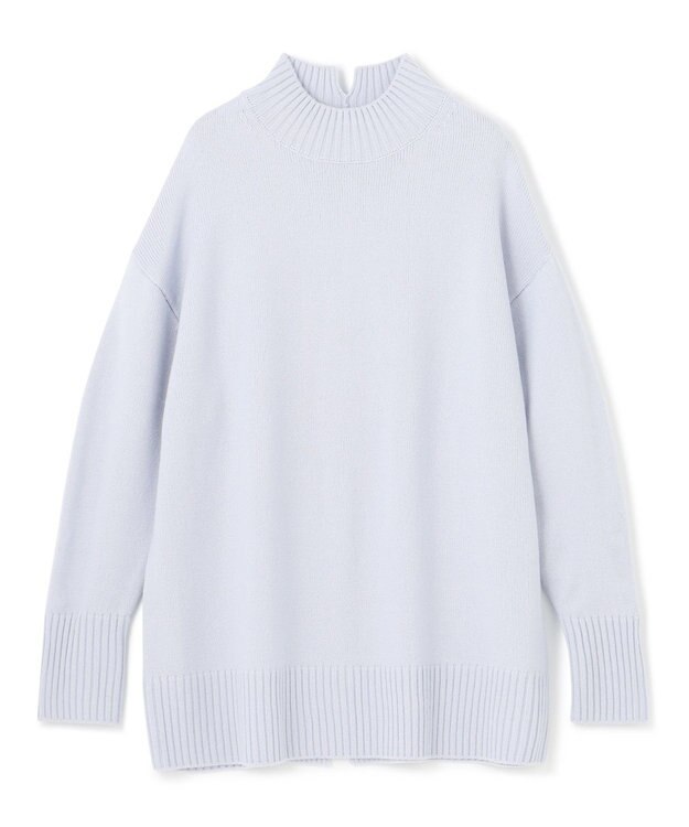 UNFILO ハイネックチュニック アイスブルー