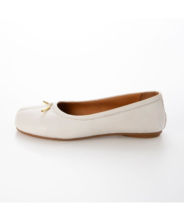 ing <ing>足袋デザインバレエシューズ ホワイト