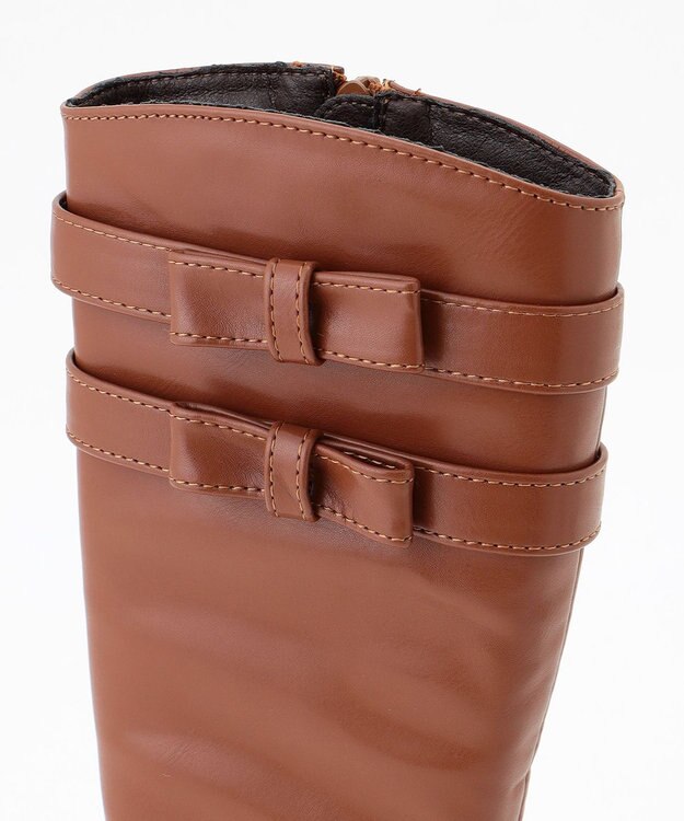 組曲 KIDS 【19-24㎝】ロングブーツ キャメル系