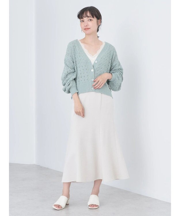 earth music&ecology ２ＷＡＹレースタンクトップ Ivory