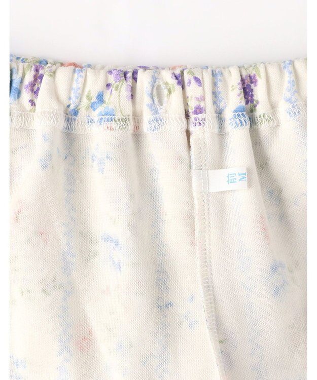 Wing パジャマ 長袖 長ズボン 綿混(本体) あったか レディース EP6011 ウイング／ワコール サックス