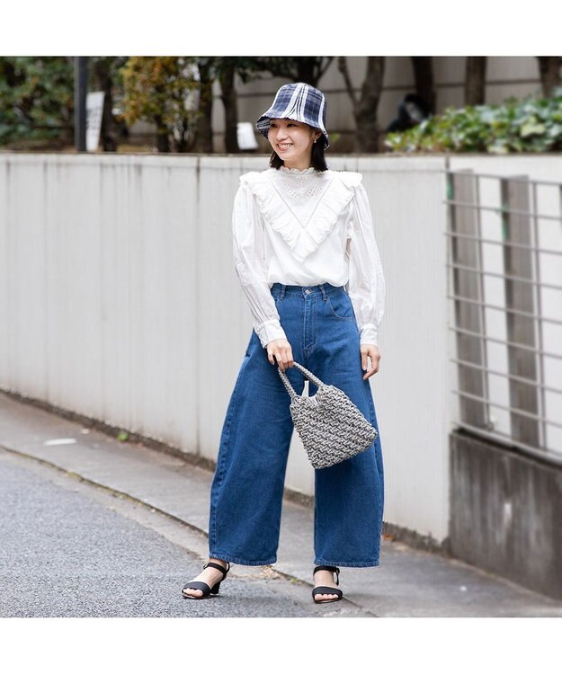 林八百吉商店 un chapeau チューリップハット ネイビー