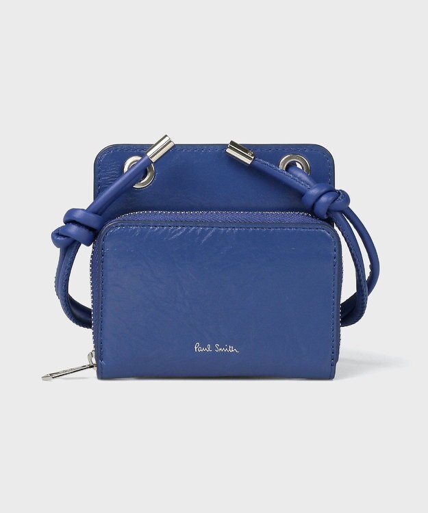 Paul Smith スレートフォールド カード&コインケース ブルー