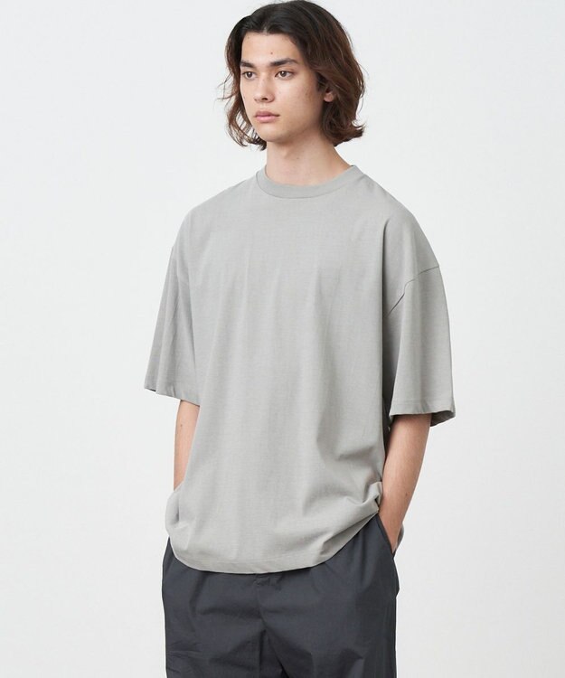 ATON FRESCA PLATE | オーバーサイズ S/S Tシャツ - UNISEX GRAY