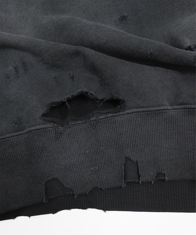 WEGO ショートダメージプルオーバー ブラックその他