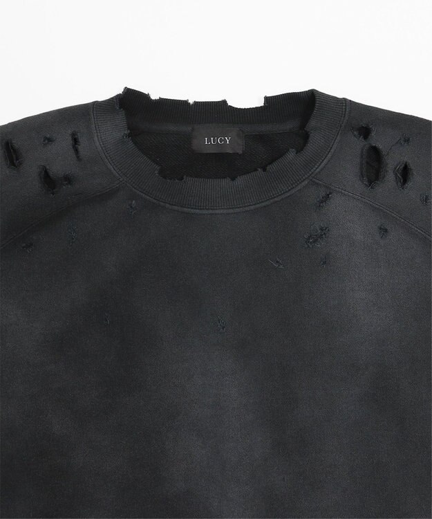 WEGO ショートダメージプルオーバー ブラックその他