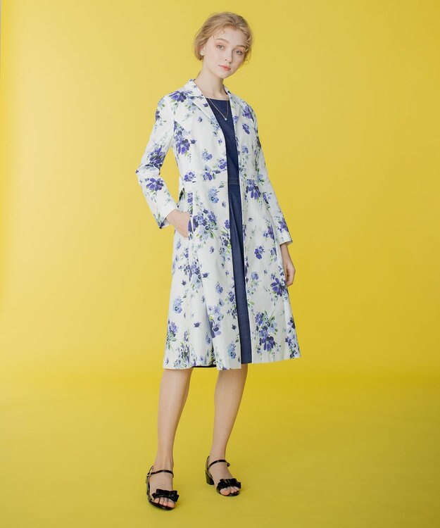 TOCCA ANEMONE BOUQUET コート ブルー系5