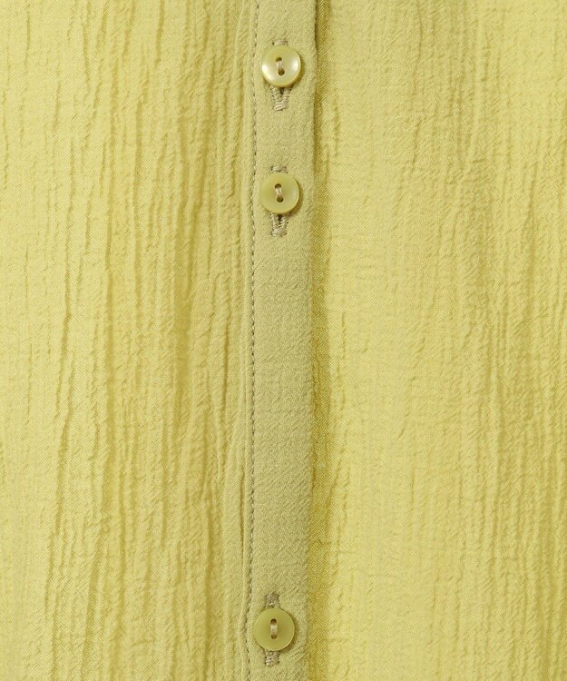 CRAFT STANDARD BOUTIQUE ジョーゼットスキッパーシャツ Yellow