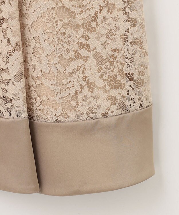 23区 L 【APPLAUDIR】ボタニカルグロッシードレス ベージュ系