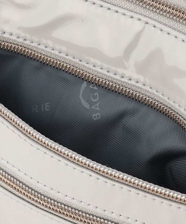 LA BAGAGERIE プリュイ ショルダーバッグ Sサイズ ライトグレー