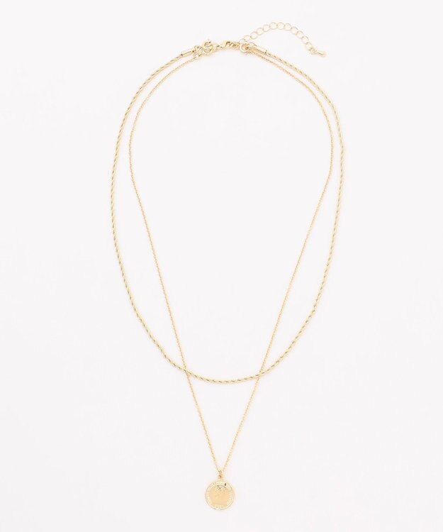 ANY ２連コインネックレス ゴールド