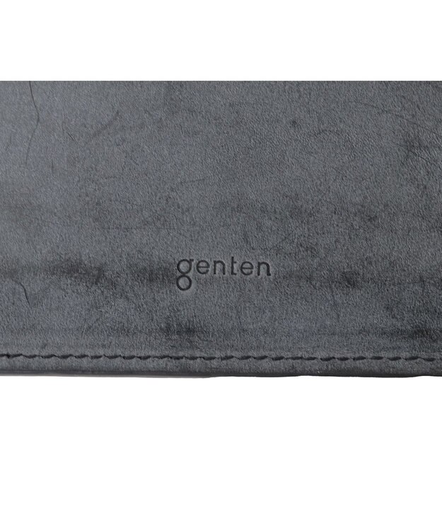 genten プレッソ 2つ折り財布 ブラック