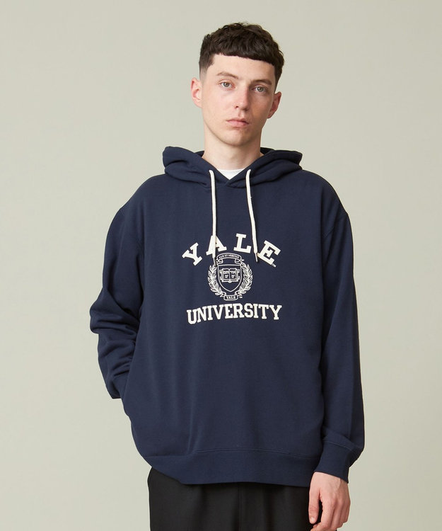 J.PRESS YORK STREET 【UNISEX】YALE裏毛パーカー ネイビー系