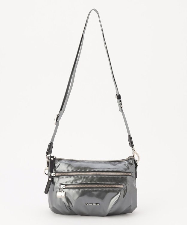 LA BAGAGERIE プリュイ ショルダーバッグ Sサイズ ガンメタリック