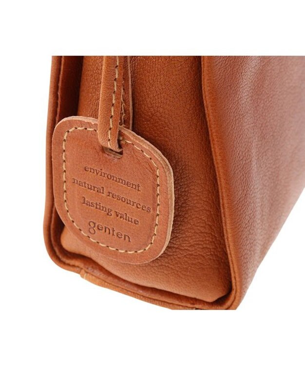 genten ゴートベーシック B5ショルダーバッグ チャ
