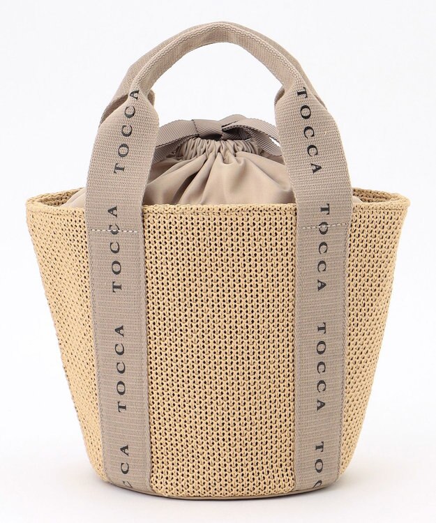 TOCCA 【WEB＆一部店舗限定】DANCING TOCCA SUMMER TOTE かごバッグ [新色]グレージュ系