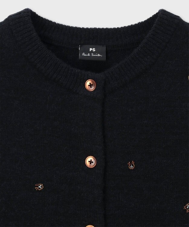 Paul Smith ホースシュー ビーズ カーディガン ブラック