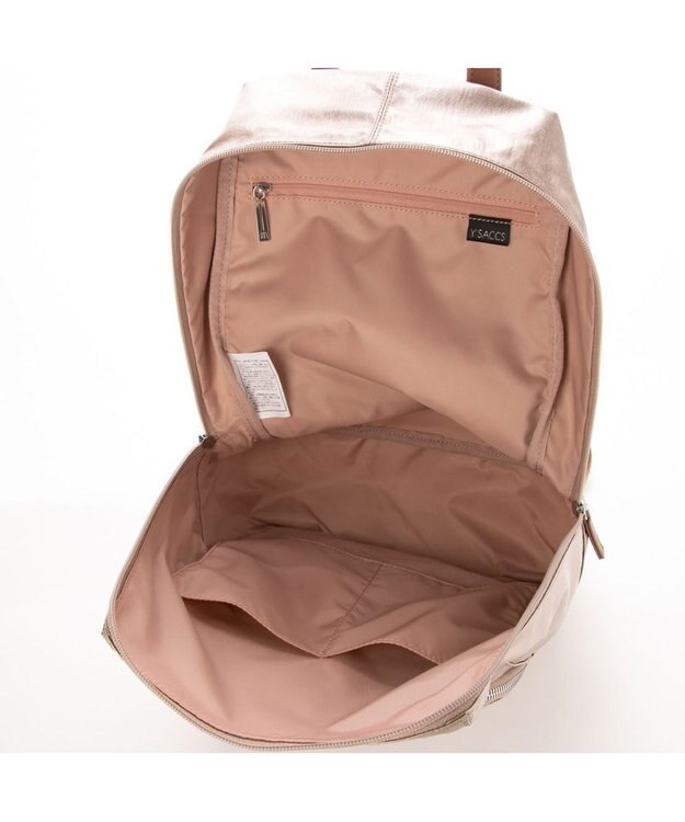 Y'SACCS コーティングナイロンリュック ピンク