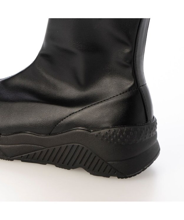 MODE ET JACOMO <noyau>軽量スニーカーショートブーツ ブラック