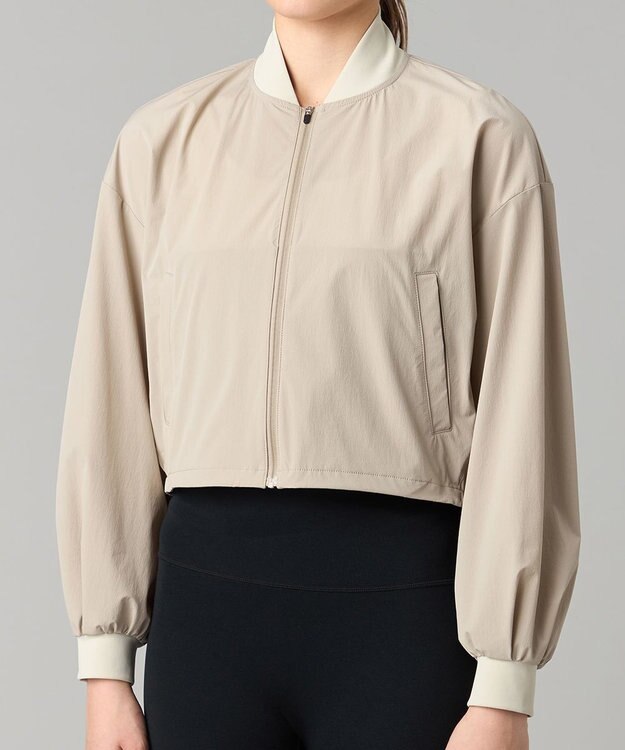 Chacott Chacott BALANCE UVケアタフタジップジャケット グレージュ