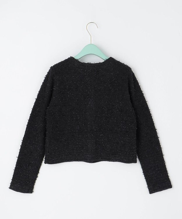 TOCCA 【洗える！】UNSNARL TWEED ニットカーディガン ブラック系