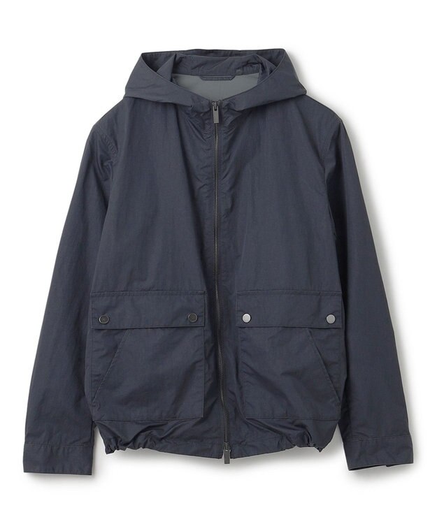 JOSEPH HOMME 【LEON 掲載】ブライトナイロンシャンブレー　スプリングブルゾン ネイビー系