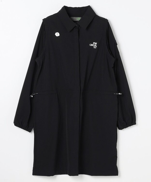 PW CIRCULUS 【着回し力2倍 / 2WAY】【WOMEN】袖2WAY デタッチャブルワンピース ゴルフウェア レディース ブラック系