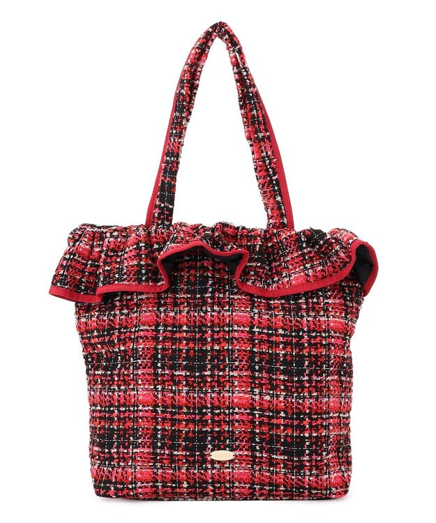 TOCCA 【TOCCA×岡崎紗絵コラボ・A4サイズ対応・一部カラー撥水】COLOR OF WAVES BAG バッグ レッド系