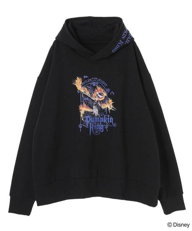 Green Parks ナイトメア／グラフィックプリントパーカー Black