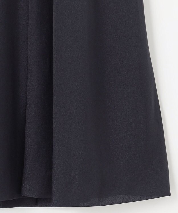 ANY SIS 【洗える】シャイニータック スカート ネイビー