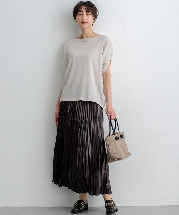 23区 S 【洗える】シアーTEE ベージュ系