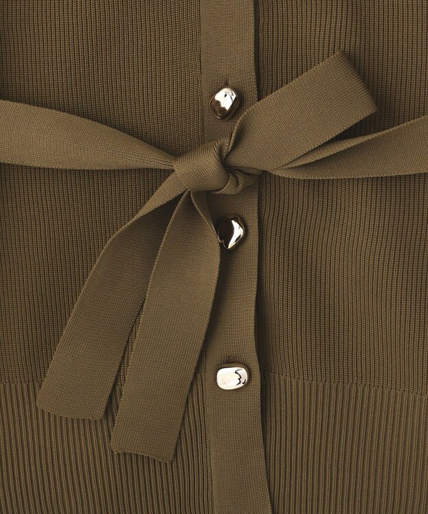 AMERICAN HOLIC 金ボタンニットジレ Khaki
