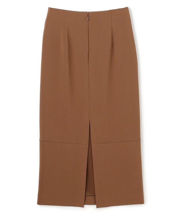 BEIGE， 【VERY NaVY掲載】GYPSUM / シルキータッチ  Iラインロングスカート Brown