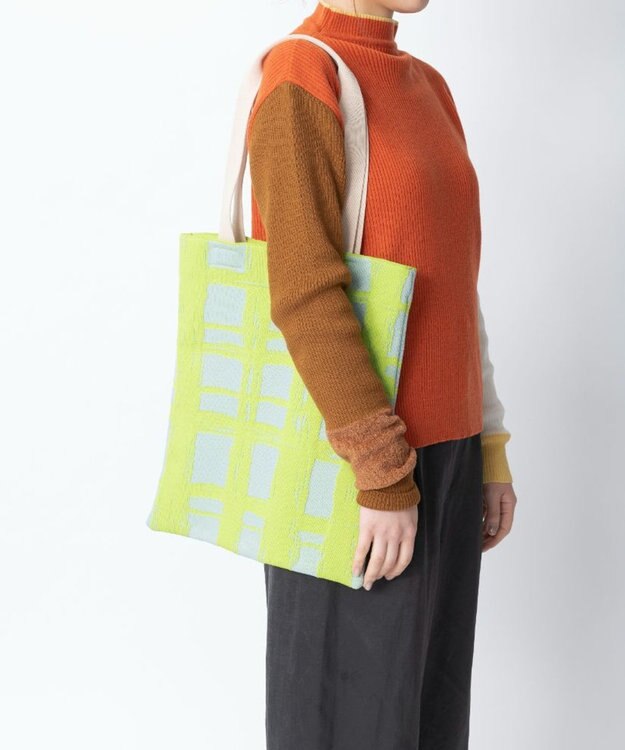 TRICOTE CHECK BAG／チェックバッグ 95GRAY