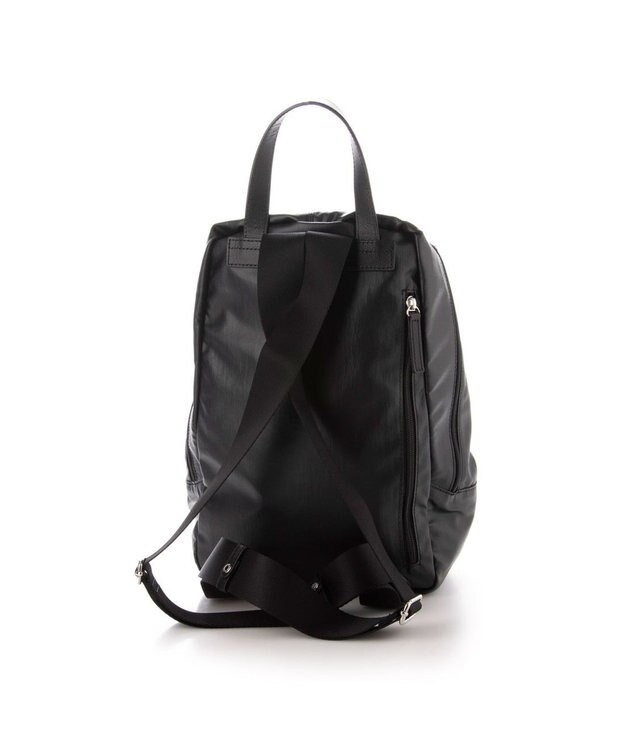 Y'SACCS コーティングナイロンリュック ブラック