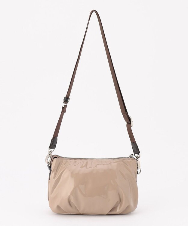 LA BAGAGERIE プリュイ ショルダーバッグ Sサイズ グレージュ