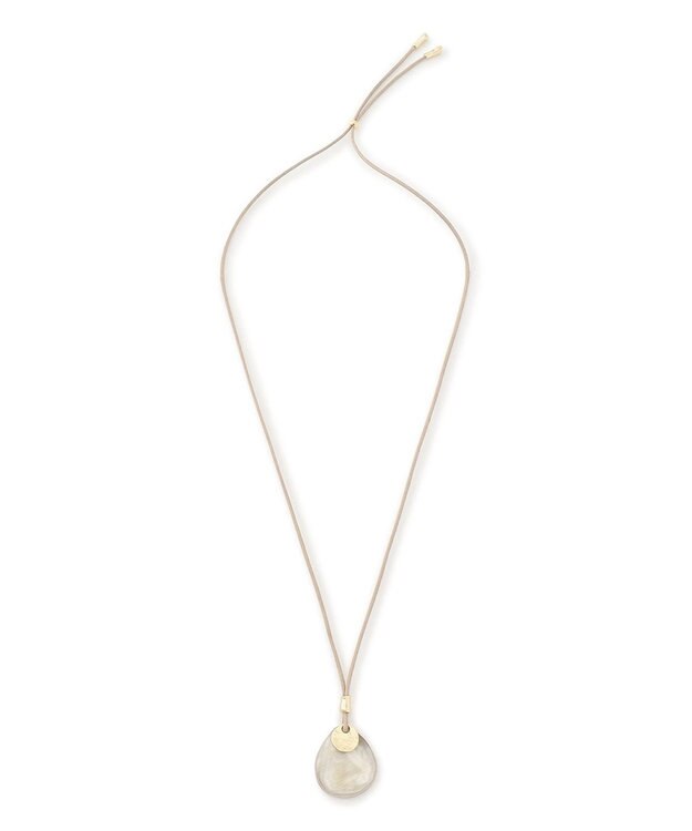 23区 ホーン ネックレス ベージュ系