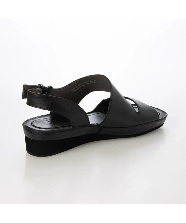 ing <ing>【WEB限定】【サスティナブル】ワイドストラップサンダル ブラック