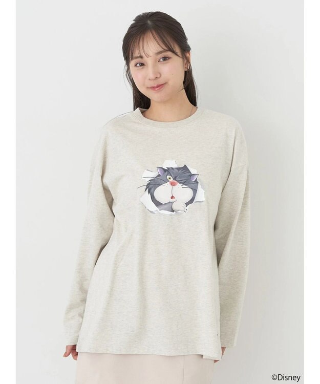 earth music&ecology Ｄｉｓｎｅｙ／フロントルシファーロンＴ Oatmeal