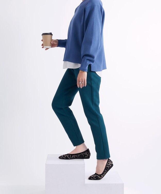 steppi 【洗える】起毛 ポインテッドパンプス レオパード