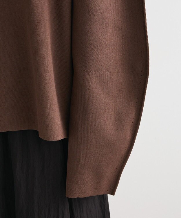 Green Parks ・ＥＬＥＮＣＡＲＥ　ＤＵＥ　２ｗａｙニットプルオーバー Brown