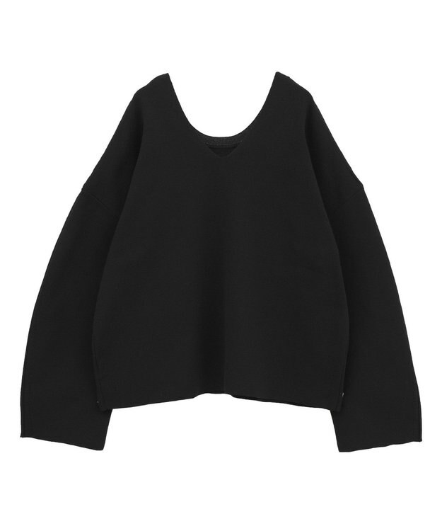 Green Parks ・ＥＬＥＮＣＡＲＥ　ＤＵＥ　２ｗａｙニットプルオーバー Black