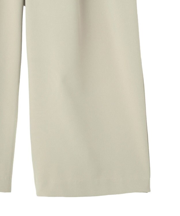 CRAFT STANDARD BOUTIQUE ハイウェストベルトワイドパンツ Light Beige