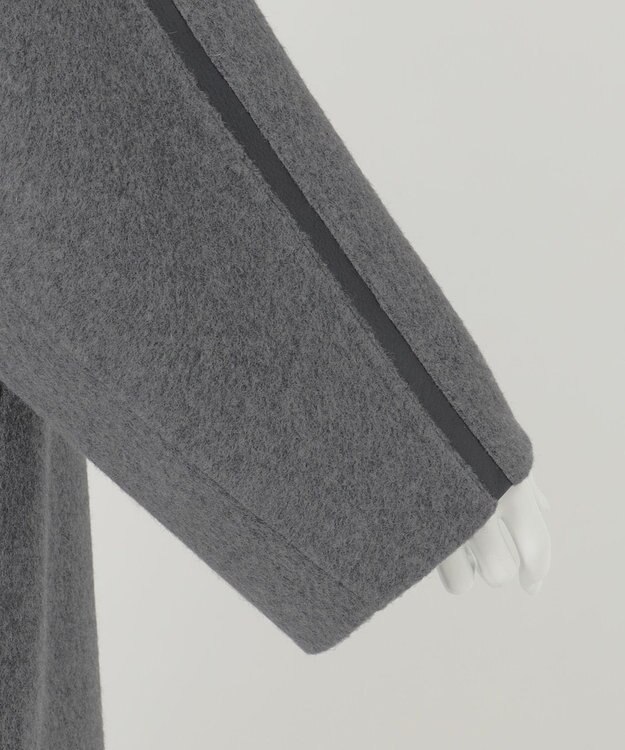 23区 【エステータ】MTRウールカシミヤリバー コート トップグレー系