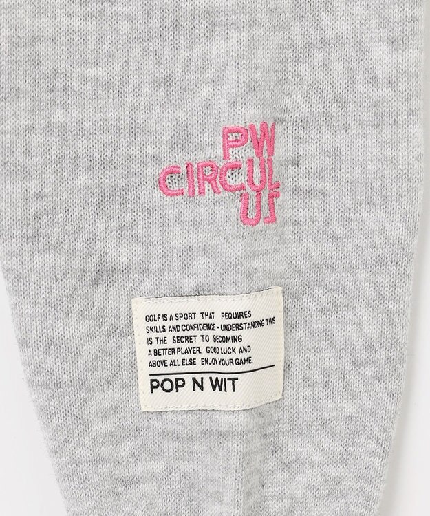 PW CIRCULUS 【WOMEN】Spark cat クルーネックニット ゴルフウェア レディース グレー系